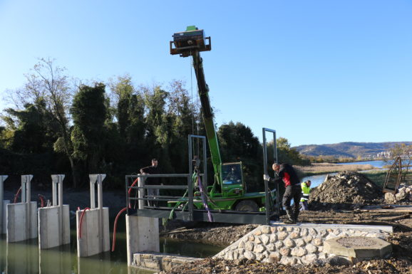 Nov zapornični sistem na Ari, foto: Tina Kocjančič